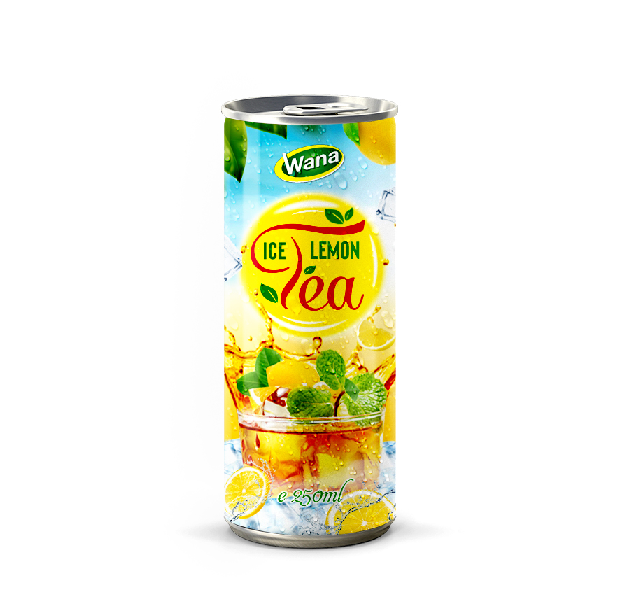 Strawberry Flavoured Iced Tea Drink 250mL Canned - Image 2