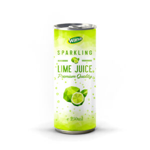 Premium Quality Sparkling Lime Juice Drink 250mL Canned