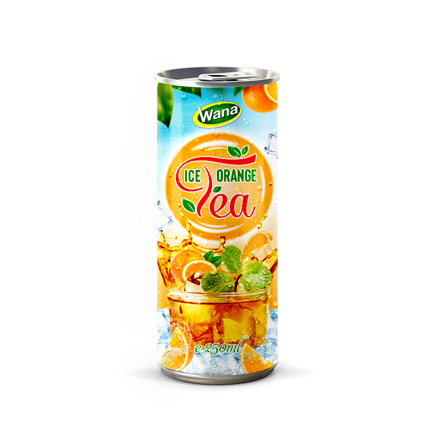 Strawberry Flavoured Iced Tea Drink 250mL Canned - Image 3