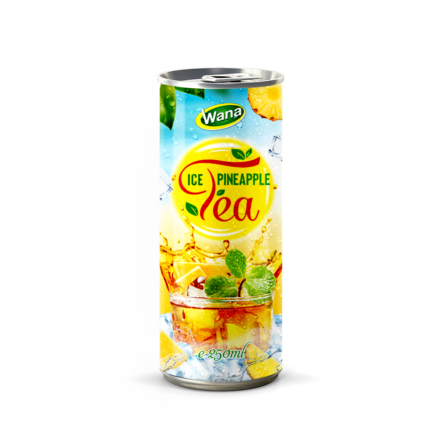 Strawberry Flavoured Iced Tea Drink 250mL Canned - Image 5