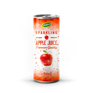 Premium Quality Sparkling Apple Juice Drink 250mL Canned