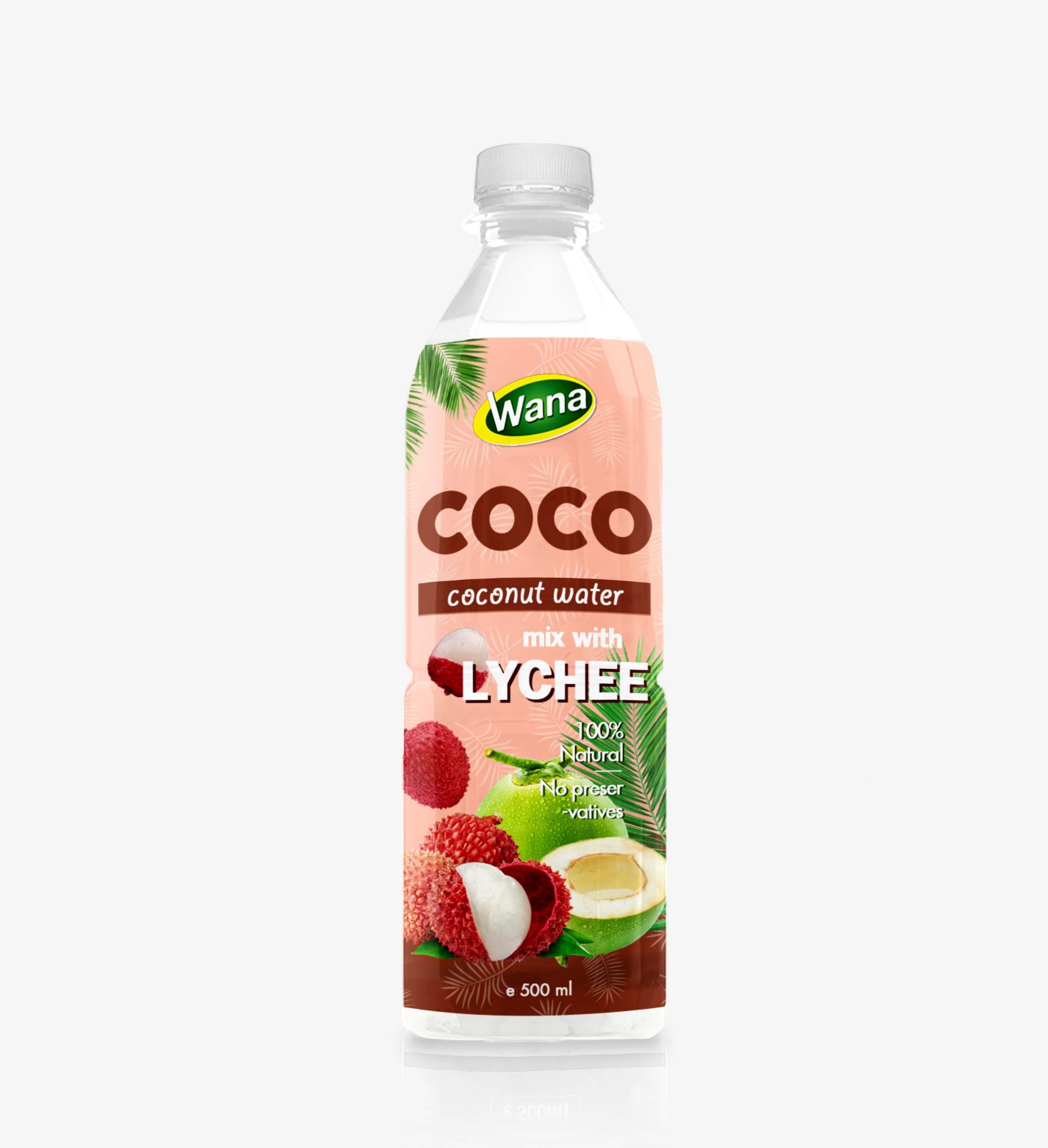 Green Coconut Drink with Passion Fruit Flavor 500mL Pet Bottled - Image 3