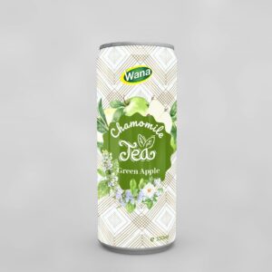 Chamomile Tea with Green Apple Flavor in 330ml Canned