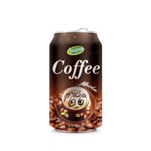 Private Label Mocha Coffee Drink in 330ml Short Canned