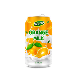 Orange Milk Drink in 330ml Canned Good For Health