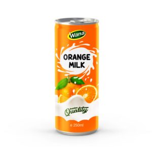 Premium Quality Orange Milk Drink 250mL Canned