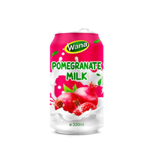 OEM Fruit Milk Drink with Pomegranate Flavor in 330ml Canned