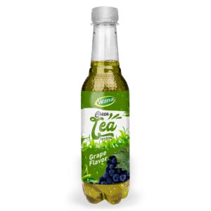 Sparkling Green Tea Drink With Grape Flavor 330mL Pet Bottled