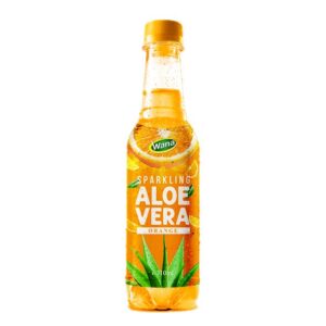 2021 Sparkling Aloe Drink with Orange Juice 310mL Pet Bottled