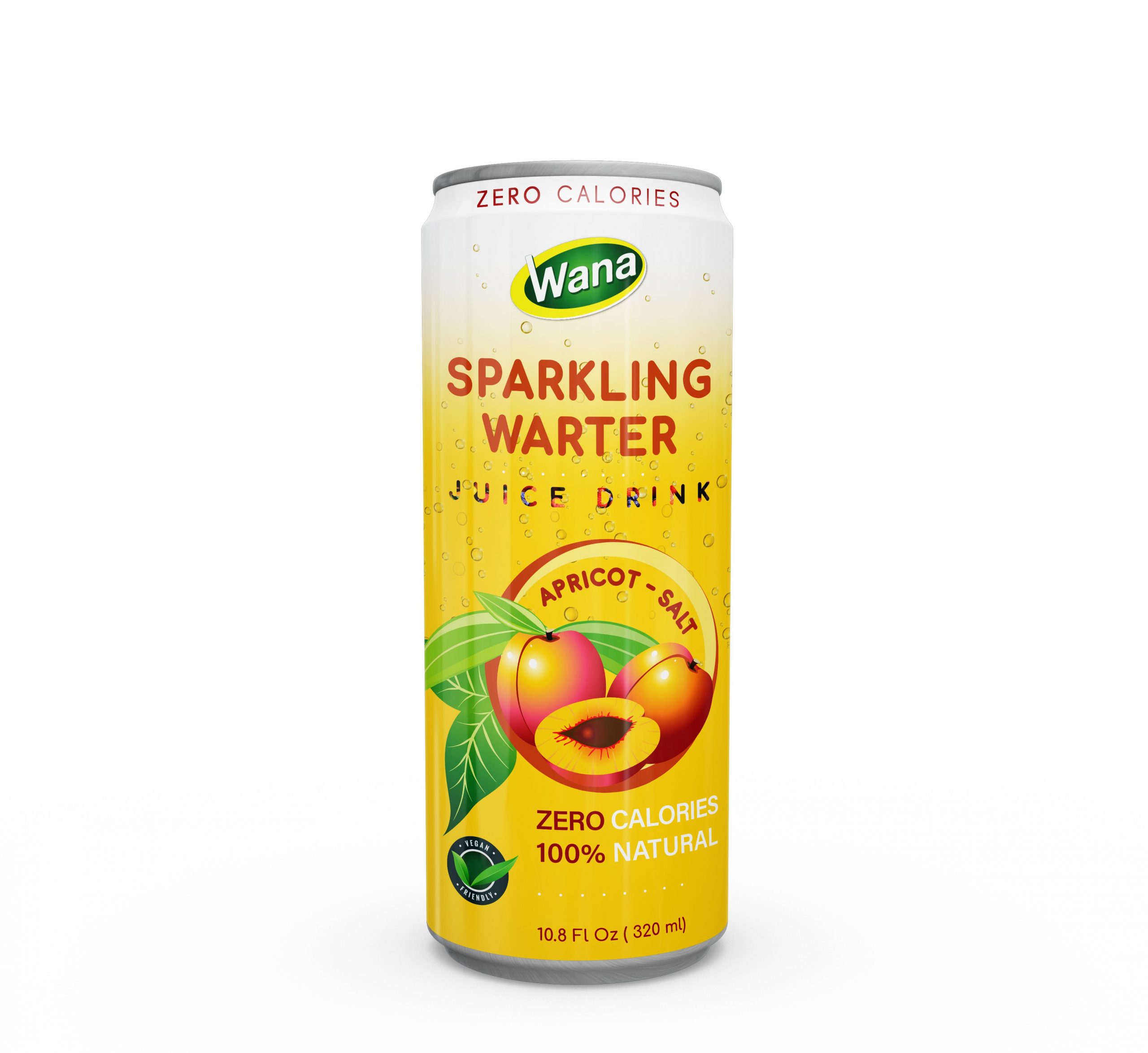 100% Natural Zero Calories Sparkling Juice Drink With Lemon Salt Flavor 320mL Canned - Image 4