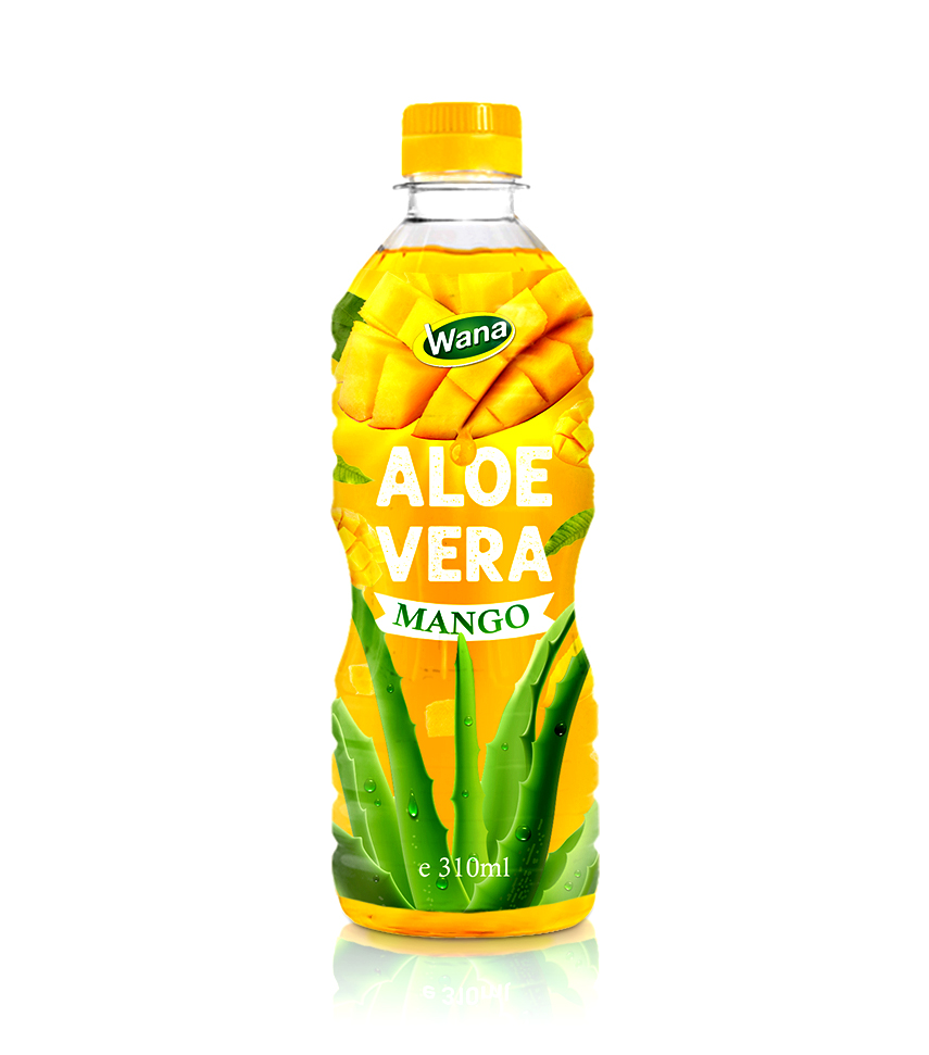 Mango Flavored Aloe Vera Drink in 310ml PET Bottle