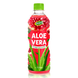Aloe Vera Drink with Pomegranate Flavor in 310ml PET Bottle