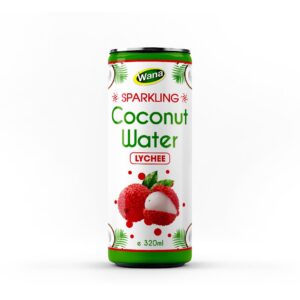 CARBONATE COCONUT WATER LYCHEE FLAVOR 320ML
