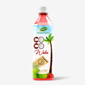 Buy PET Bottled Coconut Water with Strawberry Flavor 500ml
