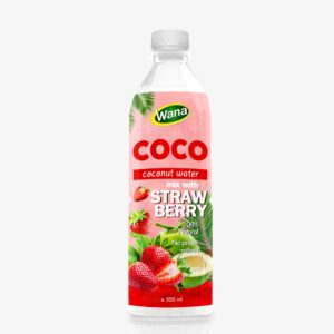 Healthy Coco Drink Mix With Strawberry Flavor 500ml PET