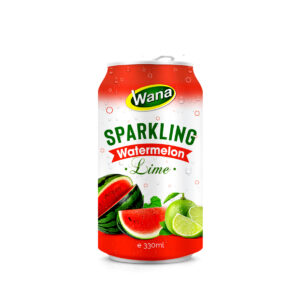 Lime Flavored Sparkling Watermelon Juice Drink 330ml