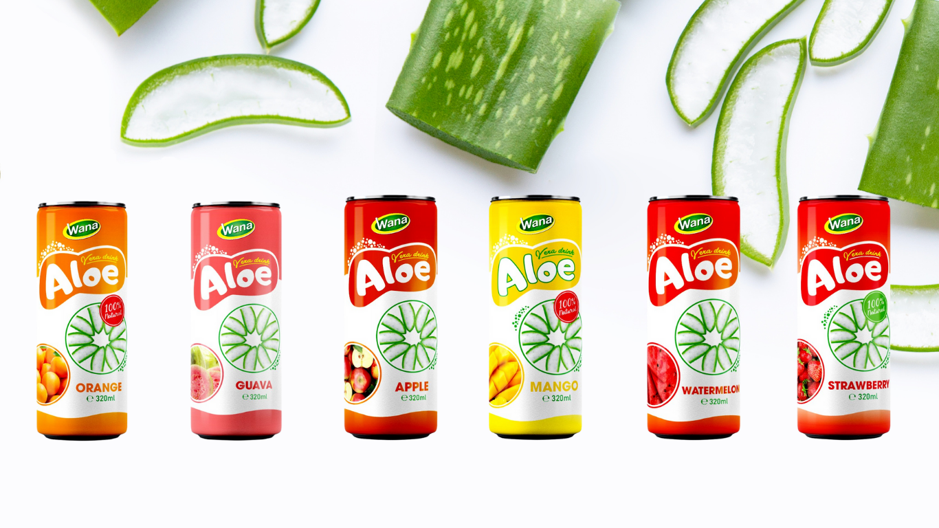Aloe Vera Drinks with Mango Flavor