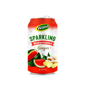 Sparkling Watermelon Juice Drink with Ginger 330ml