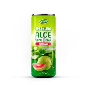 Guava Flavored Aloe Vera Sparkling Drink in 320ml