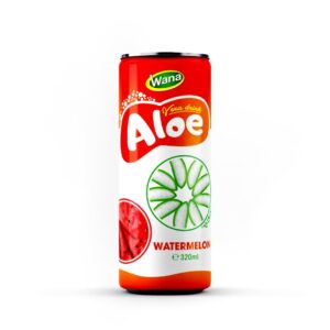 320ml Canned Aloe Vera Drink with Watermelon Flavor