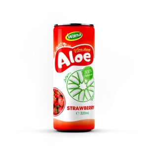 OEM Aloe Vera Drinks with Strawberry Flavor 320ml
