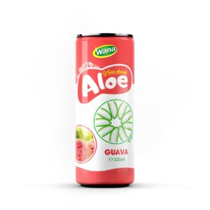 Guava Flavored Aloe Vera Drink in 320ml Canned