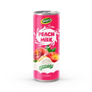 OEM Peach Milk Drinks 250ml Canned