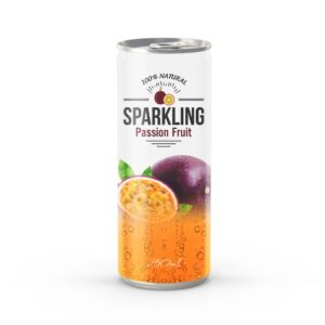 Soda with Passion Fruit Juice Drink in 250ml canned