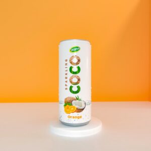 Carbonated Coco Drink with Pineapple Flavor in 250ml