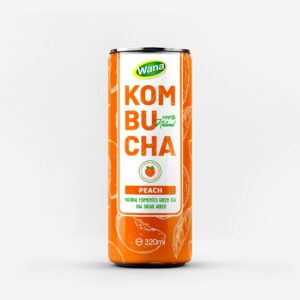 Kombucha Tea with Peach flavored