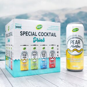 Private Label Pear Martini with Simple Syrup 320ml