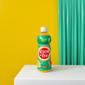 Tropical Cocktail Flavor in Basil Seed Drink 360ml
