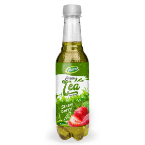 Carbonated Green Tea Drink with Full Flavors added