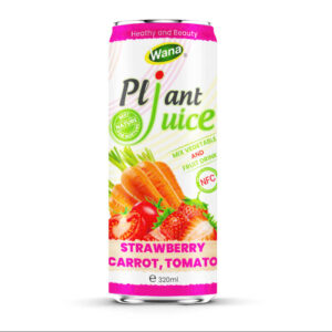 Mixed strawberry, carrot and tomato