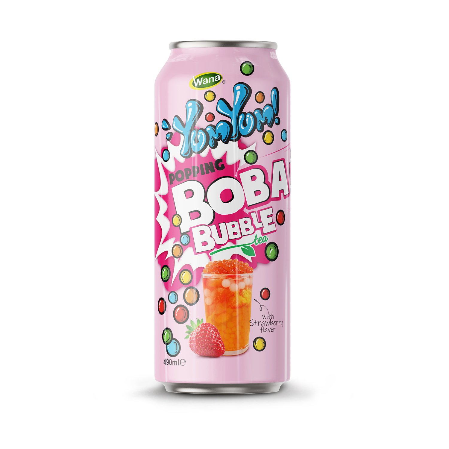 Popping Boba Tea - Strawberry Flavored