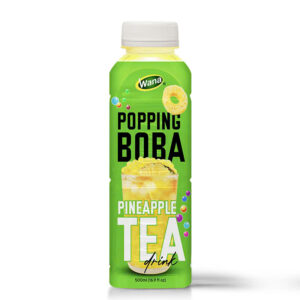 500ML - Pineapple Popping Boba Tea