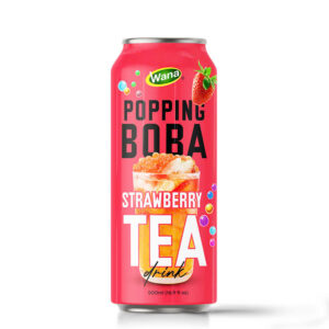 Popping Boba Strawberry tea