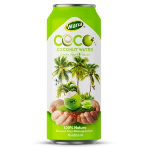 500ML - Coconut Water with Green Apple Flavor