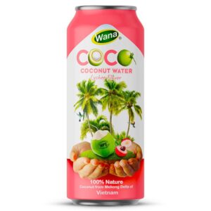 500ML - Coconut Water with Lychee Flavor