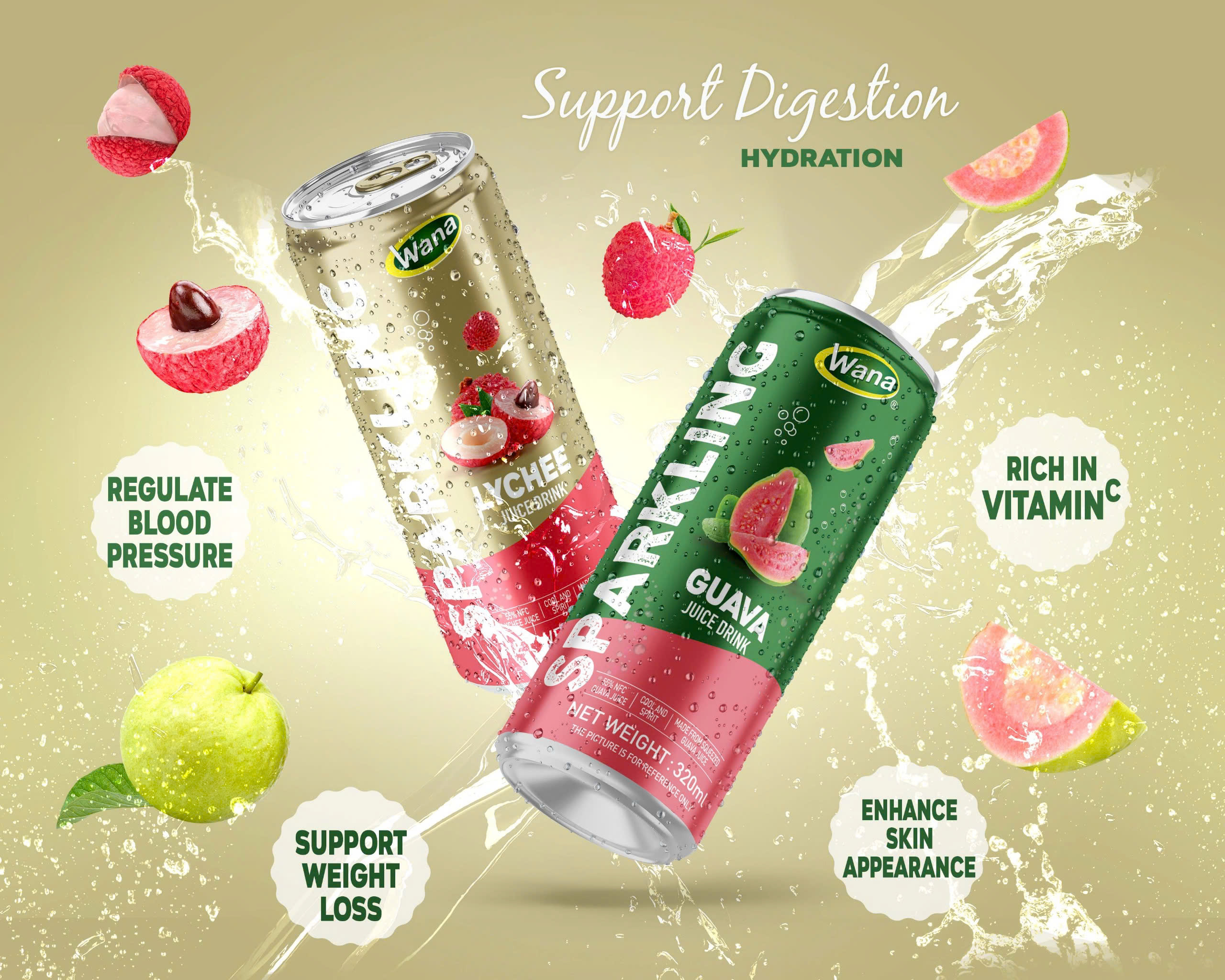 Sparkling Lychee Juice