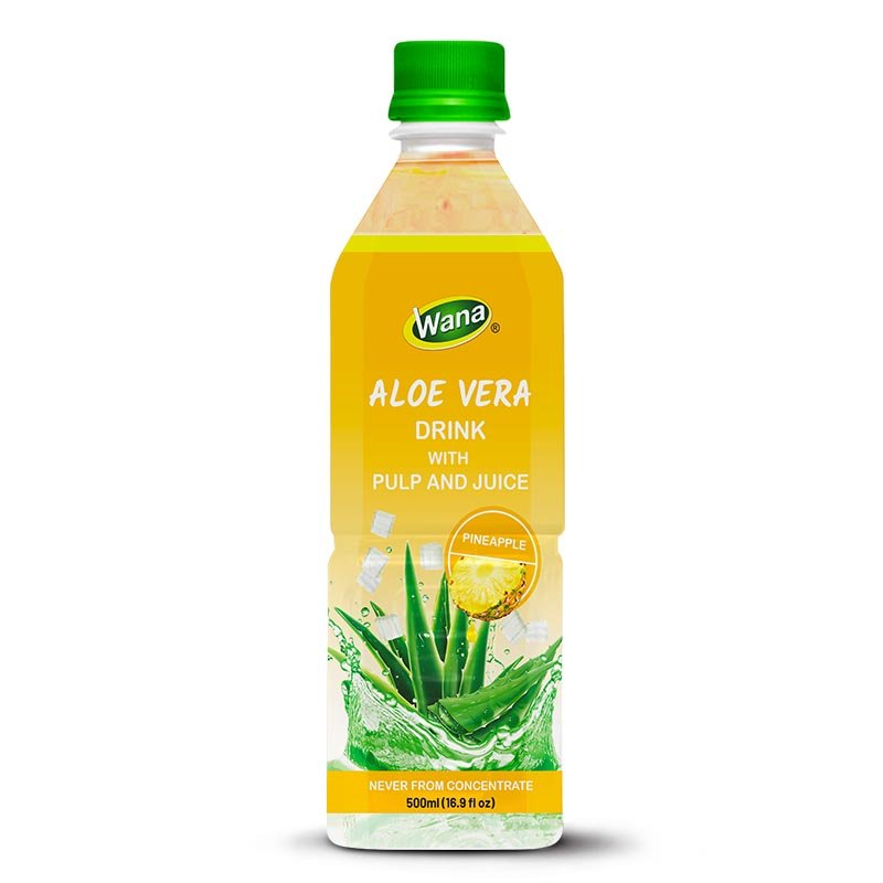 Aloe Vera Drink with Pulp and Pineapple Juice