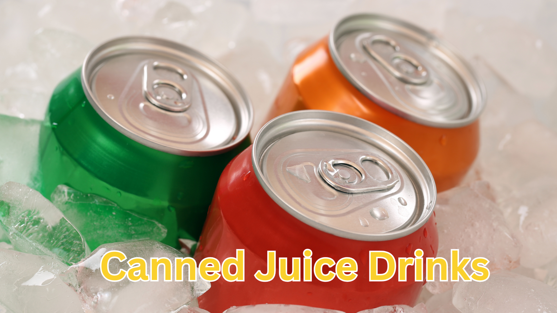 canned Juice Drinks