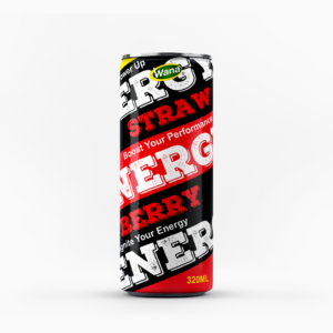 320ML - Energy Drink with Strawberry Flavored