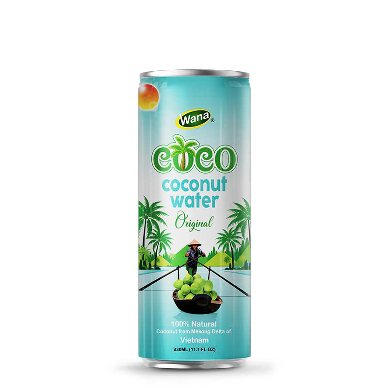 Coconut Water with Pulp - 250ML Can - Image 8