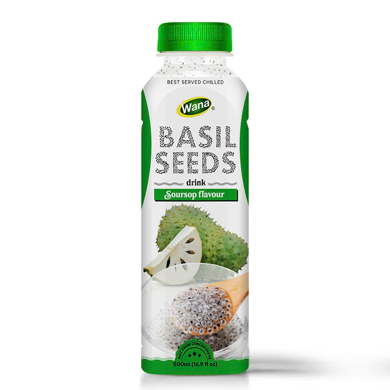 basil seed drink soursop flavor