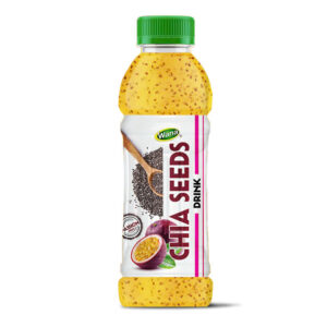 Chia seeds Drink with Passion Fruit Juice