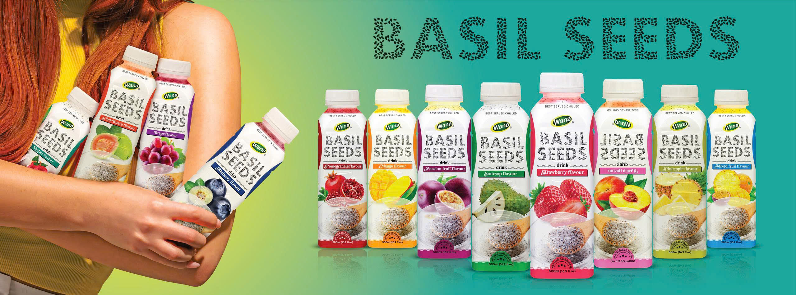 Basil seed drink