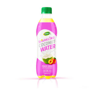 Sparkling Coconut Water with Peach Juice – Gentle, Refreshing, and Pure Wellness
