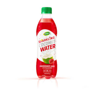 Sparkling Coconut Water with Pomegranate Juice – Refreshing, Alluring, and Full of Vitality