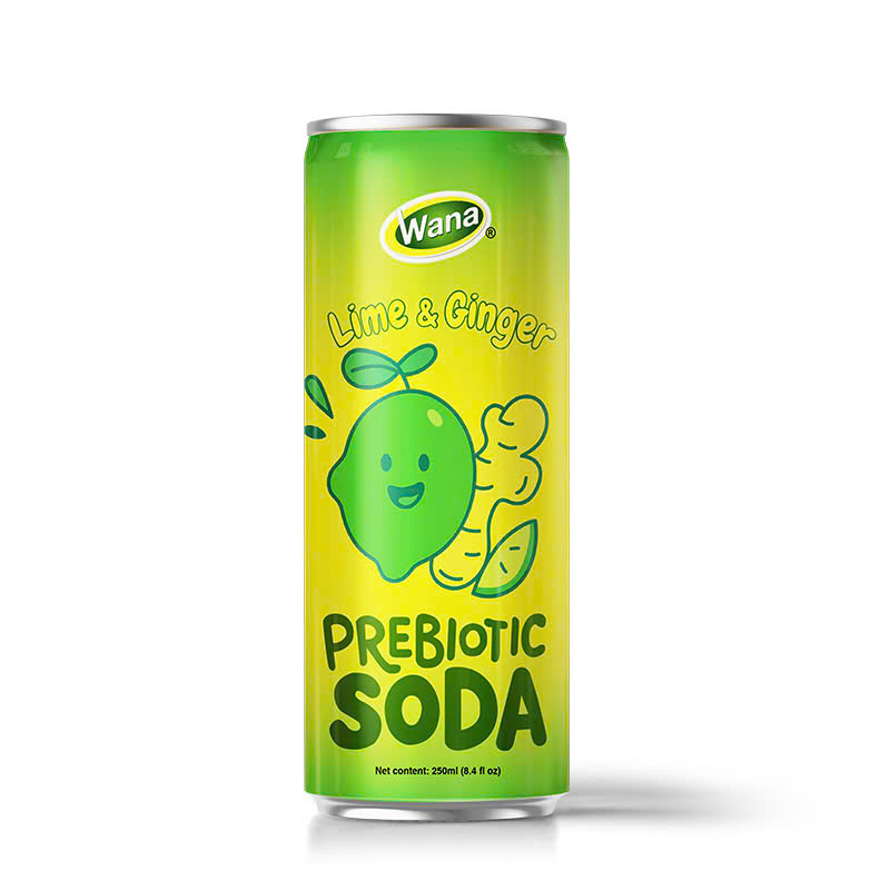Wana Lemon & Ginger Prebiotic Soda – Refreshing & Good for Digestion! - Image 6